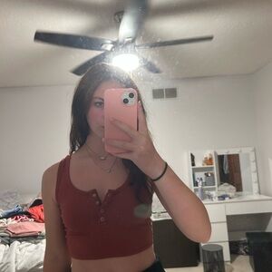 AEROPOSTALE BURGUNDY TANK TOP!!